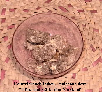 Kauweihrauch Luban - Avicenna dazu:
